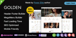Golden – joalheria e tema do geme stone wordpress