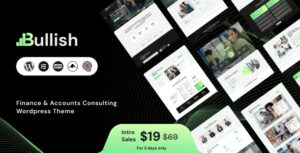 Bullish – Finanças e Contas Consultor WordPress Theme
