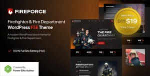 Fireforce – Departamento de Bombeiros e Bombeiros FSE WordPress tema