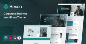 BEXON – Tema corporativo do WordPress de negócios corporativo